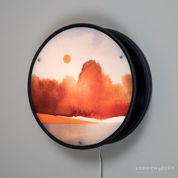 Lockengelöt Wandleuchte Vinyl-O-Plex "Autumn Lake" von Lockengelöt