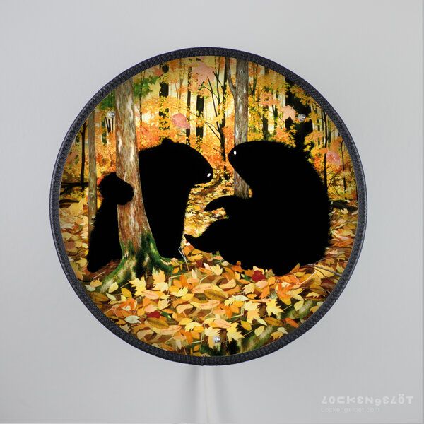 Lockengelöt Wandleuchte Vinyl-O-Plex "Creatures" von Lockengelöt