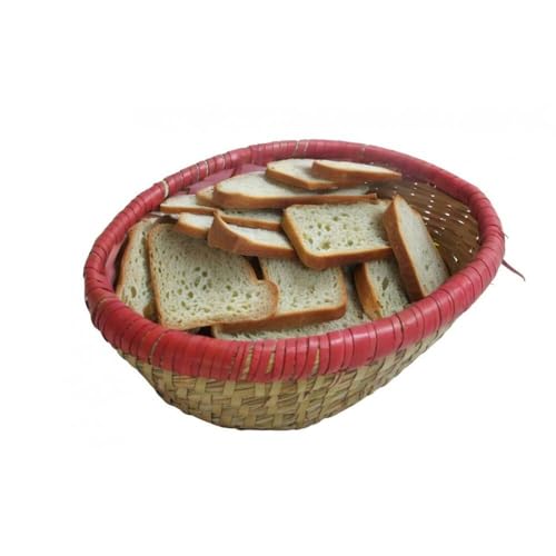 Locker OBSTSCHALE DEKOSCHALE BROTKORB rot Dekokorb Brötchenkorb Brotkörbchen Körbchen Servierkorb Frühstückskorb von Locker