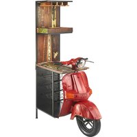 locker Dekoobjekt "Regal SCOOTER ROSSO im Vintagestil" locker Dekoobjekt "Regal SCOOTER ROSSO im Vintagestil" von Locker