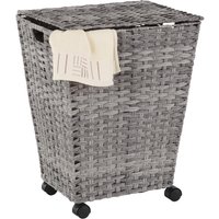 locker Wäschekorb, Polyrattan, mit Rollen von Locker