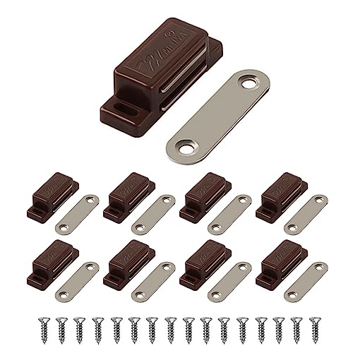 Magnetschnäpper Türmagnet Schranktür 8 Stück Magnetverschluss Schrank Magnet Türschließer Magnet Schranktür für Schranktüren,Möbel,Schubladen und Balkontür von Lockimo