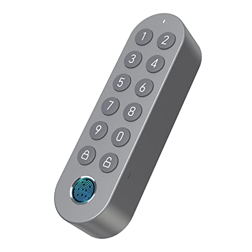 Lockin Smart Digital Keypad, IPX5 Wasserdicht, Schlüssellos, Zugangskontrolle, Digitales Haustürschloss, unterstützt virtuelle Passwörter&Gastcodes, Grau Lockin Smart Digital Keypad, IPX5 Wasserdicht, Schlüssellos, Zugangskontrolle, Digitales Haustürschloss, unterstützt virtuelle Passwörter&Gastcodes, Grau von Lockin