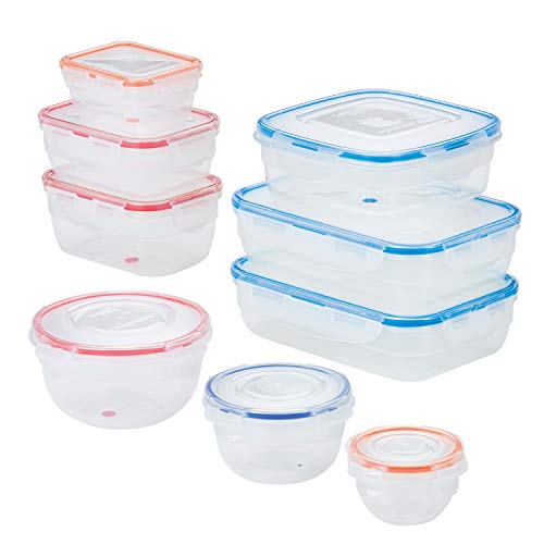 LOCK & LOCK Frischhaltedosen Set/Frischhaltebehälter Set 18 Piece Set farblos von LocknLock