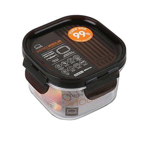 LocknLock BISFREE Frischhaltedose | 260 ml | 100 X 100 X 64 mm | BPA-frei | Luftdichte Aufbewahrungsbox | Spülmaschinen-, mikrowellen- und gefrierschrankgeeignet | Bruch- und kratzfest von LocknLock