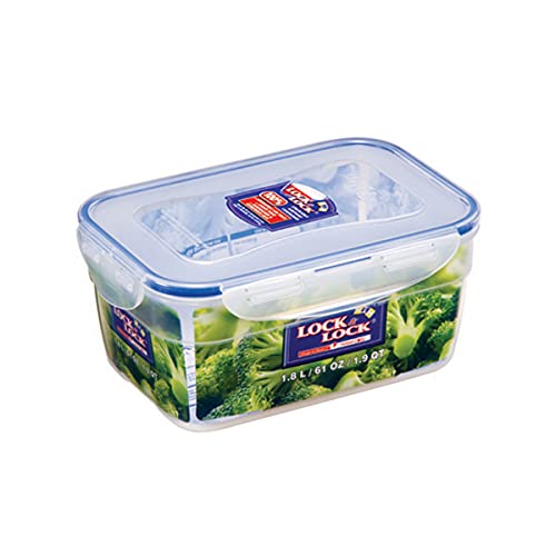 LocknLock PP Classic Frischhaltedose | 1,8 L | 20,8 x 14,3 x 9,4 cm | 100 % luft- und wasserdicht | BPA-frei | Gefrier-& Kühlschrank Organizer | Spülmaschinen-& Mikrowellengeeignet von LocknLock