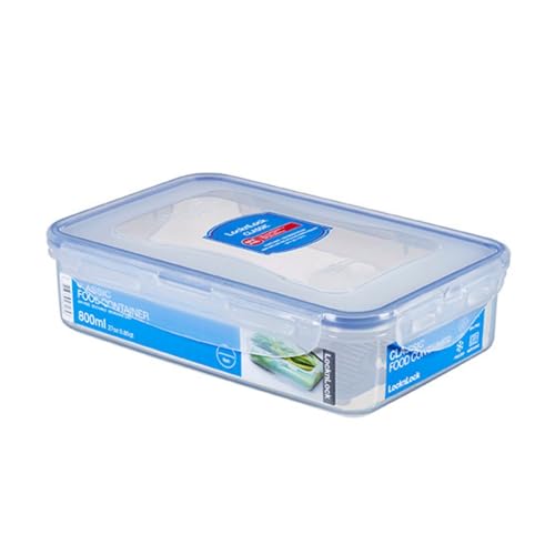 Lock & Lock CLASSIC Frischhaltedose | 800 ml | 205 x 134 x 52 mm | Mit Ablaufgitter | Luft- und wasserdichte Vorratsdose | Spülmaschinen-, und Mikrowellengeeignet | BPA-Frei Lock & Lock CLASSIC Frischhaltedose | 800 ml | 205 x 134 x 52 mm | Mit Ablaufgitter | Luft- und wasserdichte Vorratsdose | Spülmaschinen-, und Mikrowellengeeignet | BPA-Frei von LocknLock