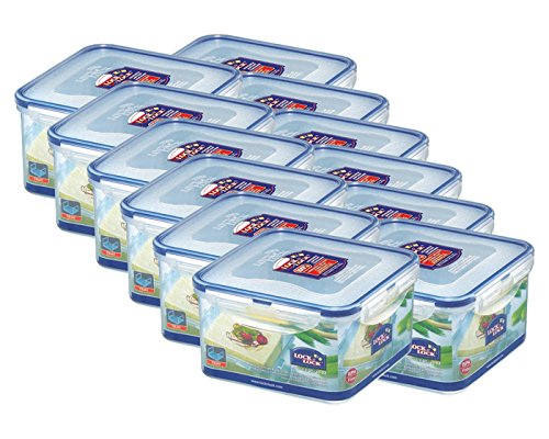Lock&Lock Frischhaltedose | Vorratsdose | Gefrierdose | 1,2 Liter | HPL822T - 12er Set Lock&Lock Frischhaltedose | Vorratsdose | Gefrierdose | 1,2 Liter | HPL822T - 12er Set von LocknLock