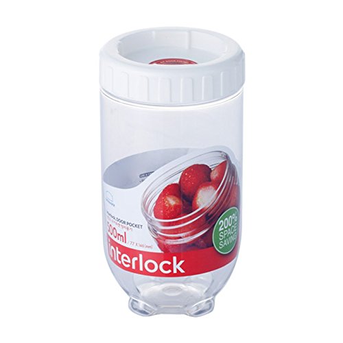 Lock & Lock Interlock kombinieren Zusammenfassung der Kühlschrank Tür Container [ ∅77 x 146 mm ] 500 ml von LocknLock