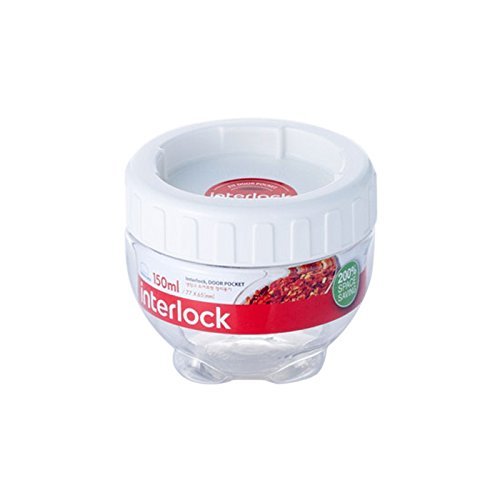 Lock & Lock Interlock kombinieren Zusammenfassung der Kühlschrank Tür Container [ ∅77 x 65 mm ] 150 ml von LocknLock