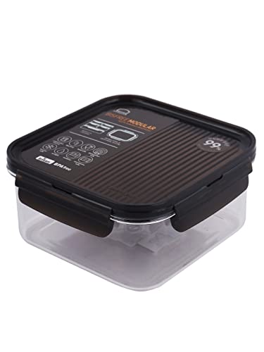 LocknLock BISFREE Frischhaltedose, 600 ml, 136 X 136 X 67 mm, BPA-frei, Luftdichte Aufbewahrungsbox, Spülmaschinen-, mikrowellen- und gefrierschrankgeeignet, Bruch- und kratzfest von LocknLock