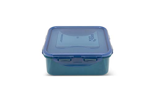 LocknLock Eco Aufbewahrungsbox | 870 ml | aus recyceltem Kunststoff | 100% luft- und wasserdicht | 4fach-Verschluss-System | Frischhaltedosen für Kühl- und Gefrierschrank | BPA-frei von LocknLock