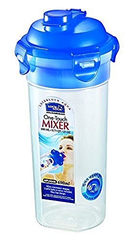 LocknLock PP Classic Mixbecher für Sauce, Öl und Salatdressing | 690 ml | Ø 101 x 220 mm | 100 % luft- und wasserdicht | Cleveres Verschluss-System | BPA frei | Schüttelbecher für Dressing von LocknLock