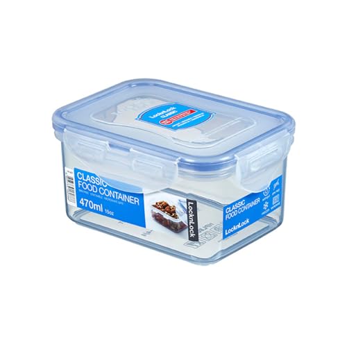 LocknLock CLASSIC Frischhaltedose | 470 ml | 13,5 x 10,2 x 6,8 cm | 100 % luft- und wasserdichte Vorratsdose | Spülmaschinen-, und Mikrowellengeeignet | BPA-Frei | 4-fach Sicherheits-Verschluss LocknLock CLASSIC Frischhaltedose | 470 ml | 13,5 x 10,2 x 6,8 cm | 100 % luft- und wasserdichte Vorratsdose | Spülmaschinen-, und Mikrowellengeeignet | BPA-Frei | 4-fach Sicherheits-Verschluss von LocknLock