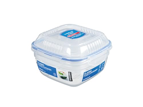 LocknLock TO GO Salatbox to go mit 2 Fächern und Dressingbehälter | 950 ml | Luft- und wasserdichte Vorratsdose | Spülmaschinen-, und Mikrowellengeeignet | BPA-Frei | Salatschüssel to go von LocknLock