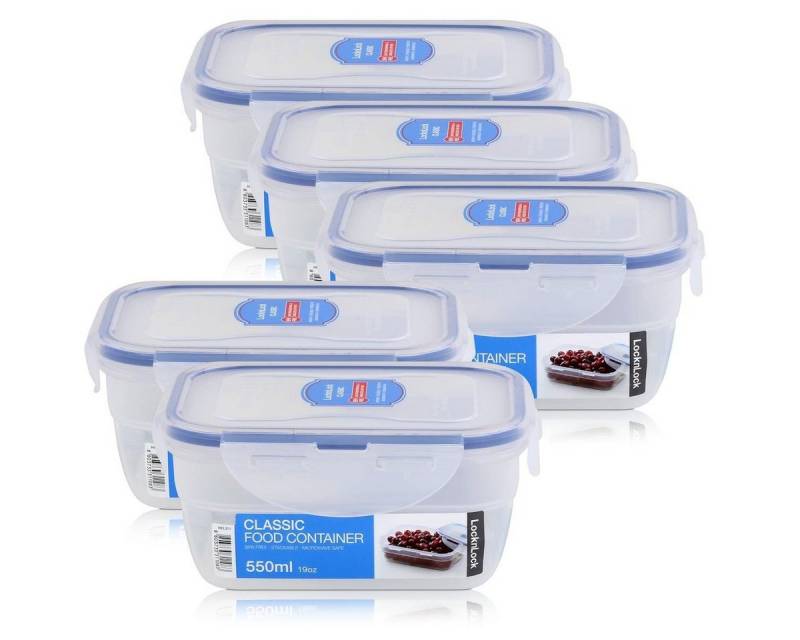 LocknLock Vorratsdose LocknLock Classic HPL311 Frischhaltedose 550ml - Luft und Wasserdicht, Kunststoff von LocknLock