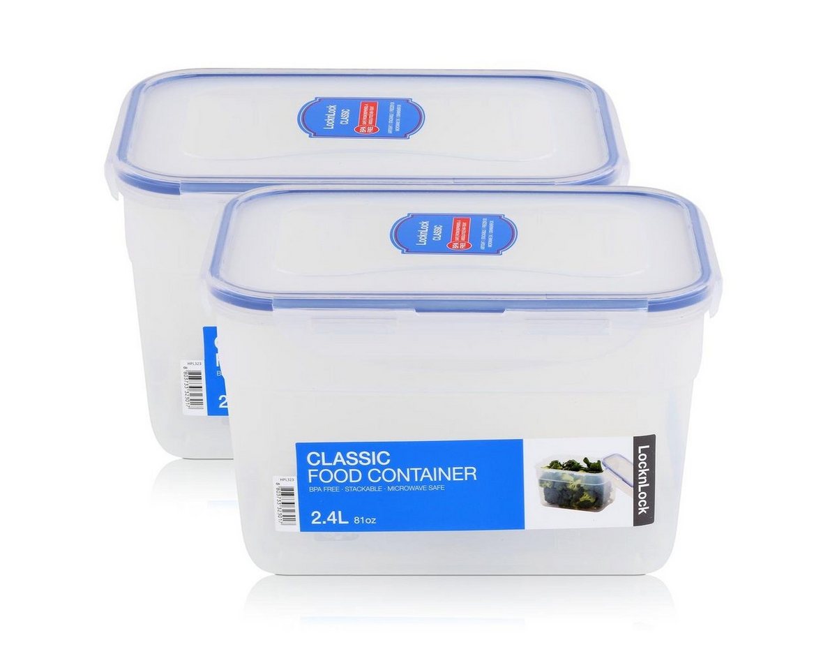 LocknLock Vorratsdose LocknLock Classic HPL323 Frischhaltedose 2,4L - Luft & Wasserdicht (2e, Kunststoff von LocknLock