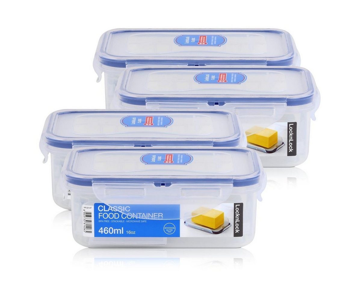 LocknLock Vorratsdose LocknLock Classic HPL814T Frischhaltedose 460ml - Luft & Wasserdicht (Kunststoff von LocknLock