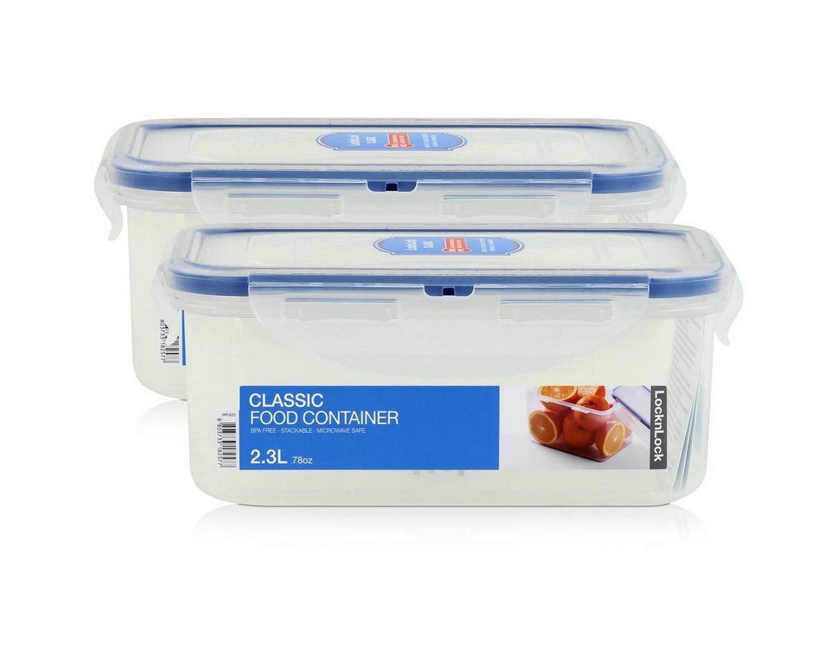 LocknLock Vorratsdose LocknLock Classic HPL825 Frischhaltedose 2,3L - Luft & Wasserdicht (2e, Kunststoff von LocknLock