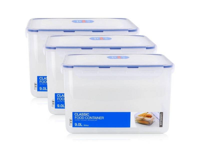 LocknLock Vorratsdose LocknLock Classic HPL838 Frischhaltedose 9L - Luft & Wasserdicht (3er, Kunststoff LocknLock Vorratsdose LocknLock Classic HPL838 Frischhaltedose 9L - Luft & Wasserdicht (3er, Kunststoff von LocknLock