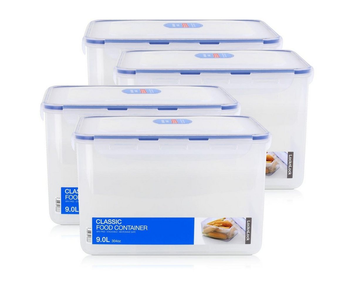 LocknLock Vorratsdose LocknLock Classic HPL838 Frischhaltedose 9L - Luft & Wasserdicht (4er, Kunststoff LocknLock Vorratsdose LocknLock Classic HPL838 Frischhaltedose 9L - Luft & Wasserdicht (4er, Kunststoff von LocknLock