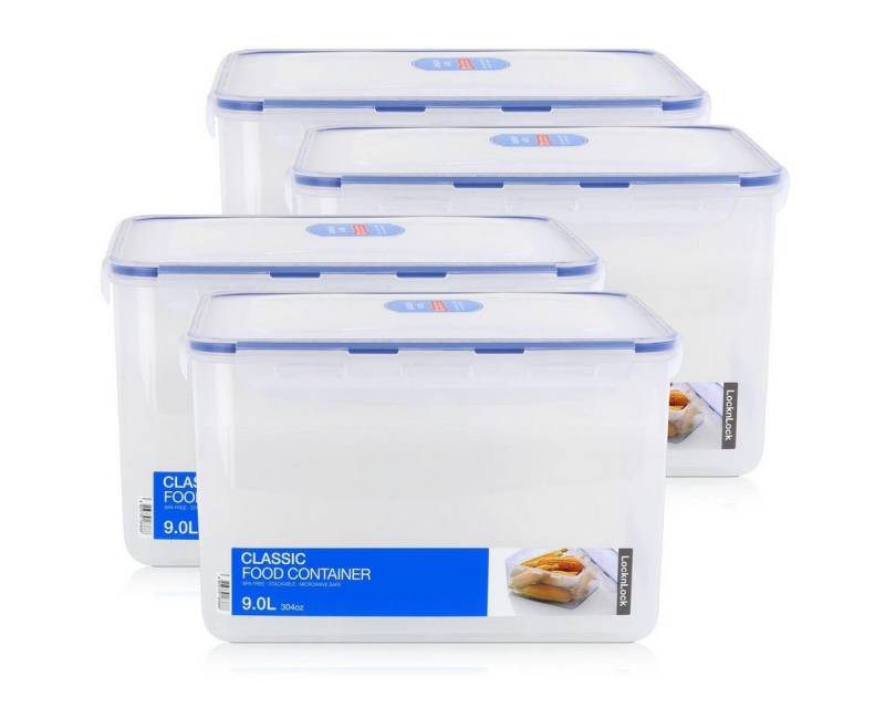 LocknLock Vorratsdose LocknLock Classic HPL838 Frischhaltedose 9L - Luft & Wasserdicht (4er, Kunststoff LocknLock Vorratsdose LocknLock Classic HPL838 Frischhaltedose 9L - Luft & Wasserdicht (4er, Kunststoff von LocknLock