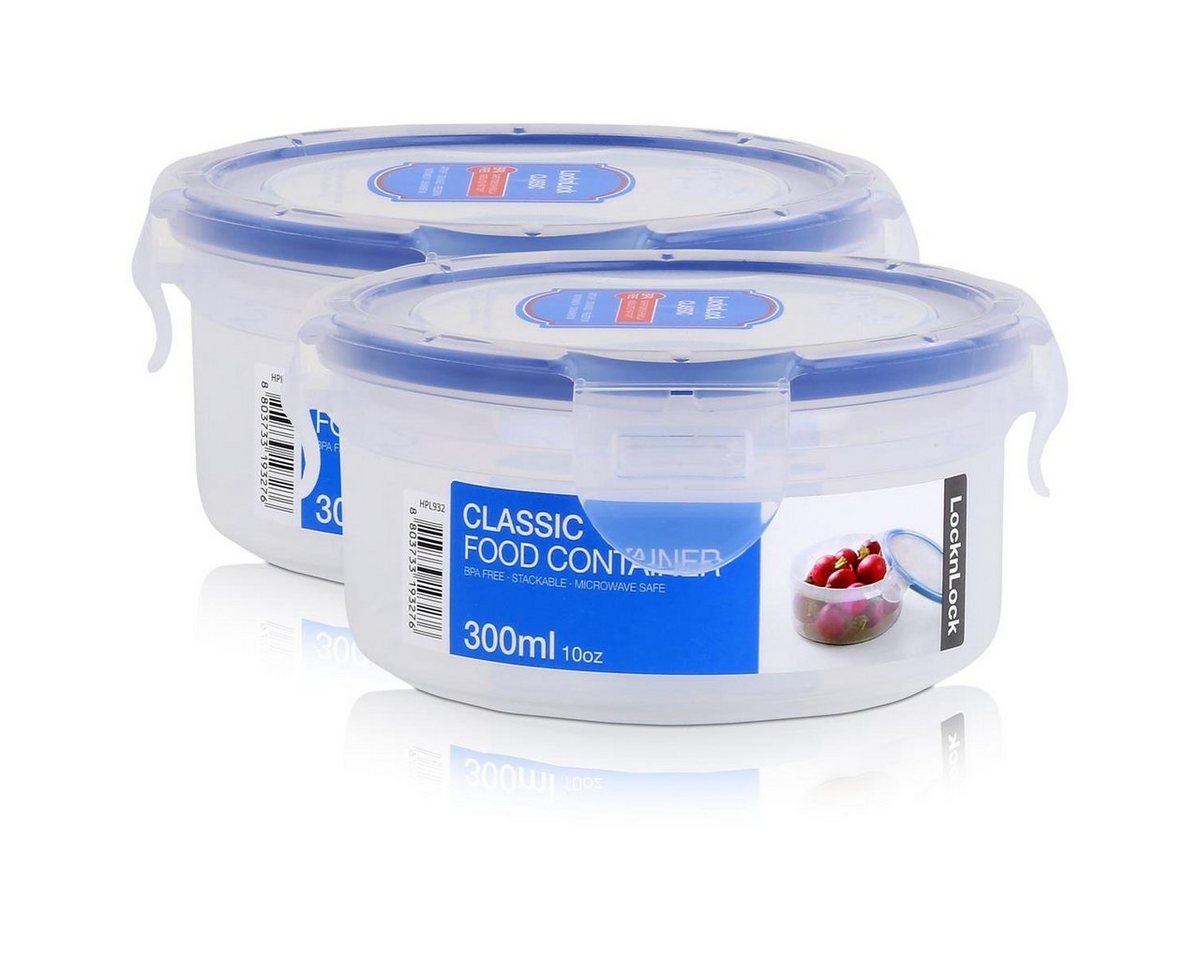 LocknLock Vorratsdose LocknLock Classic HPL932 Frischhaltedose 300ml - Luft & Wasserdicht (2, Kunststoff von LocknLock