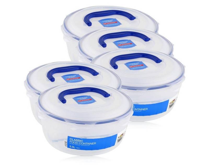 LocknLock Vorratsdose LocknLock Classic HSM948H Frischhaltedose 5L - Luft & Wasserdicht (5er, Kunststoff LocknLock Vorratsdose LocknLock Classic HSM948H Frischhaltedose 5L - Luft & Wasserdicht (5er, Kunststoff von LocknLock