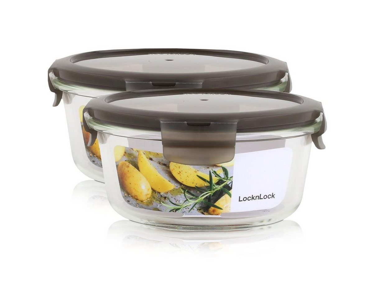 LocknLock Vorratsdose LocknLock Oven Glass Frischhalteglas LLG831G 650ml - Borosilikatglas (Glas von LocknLock