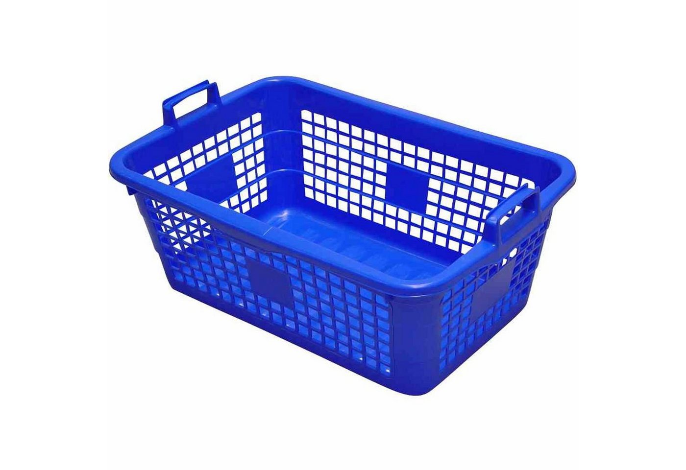 Lockweiler Wäschekorb Wäschekorb eckig 26 l, 50 cm, blau von Lockweiler