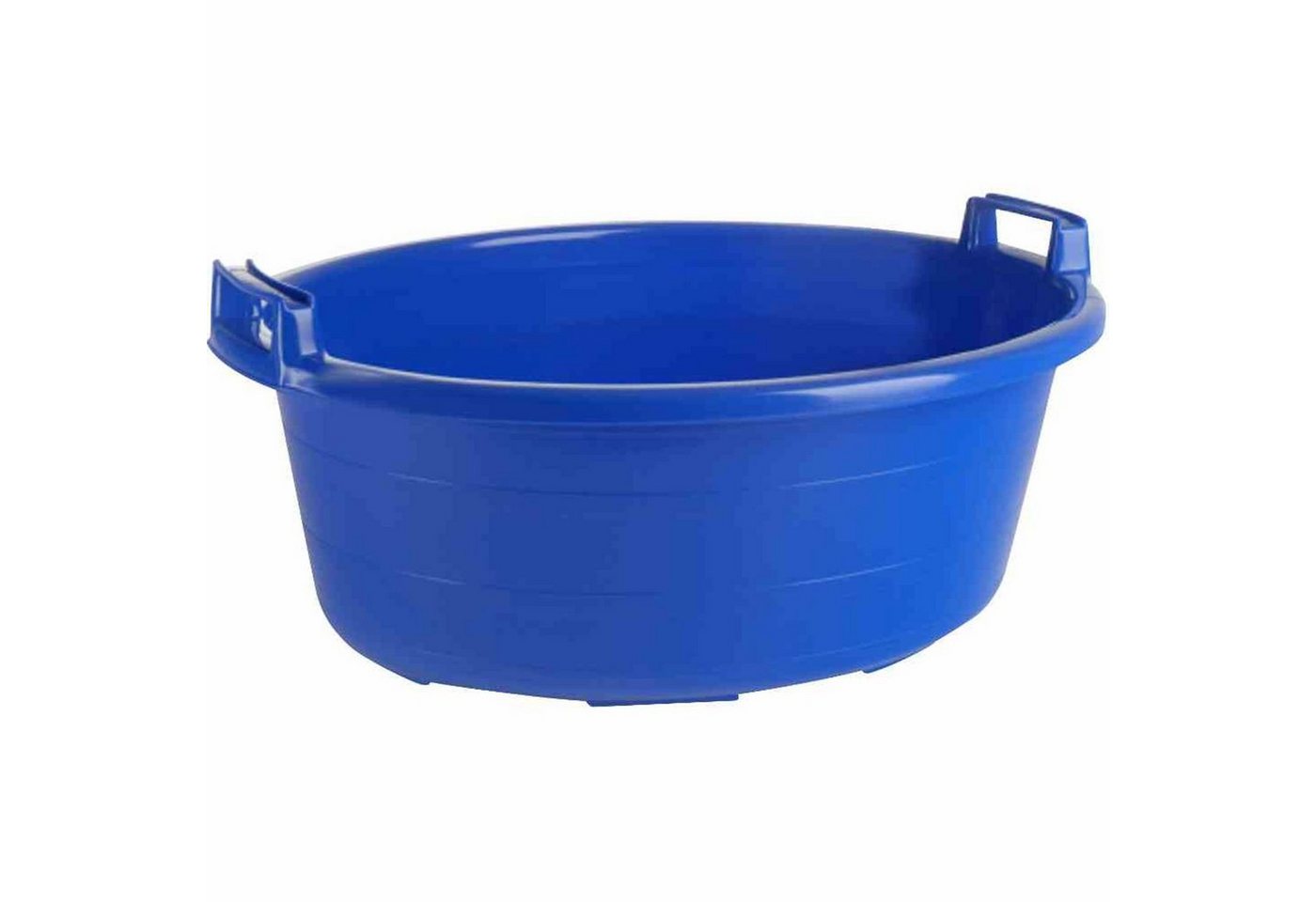 Lockweiler Wäschekorb Wanne oval 65 cm/40 l blau hochstehende Griffe von Lockweiler