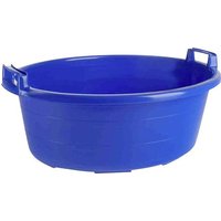 Wanne oval 75 cm/60l blau hochstehende Griffe von Lockweiler