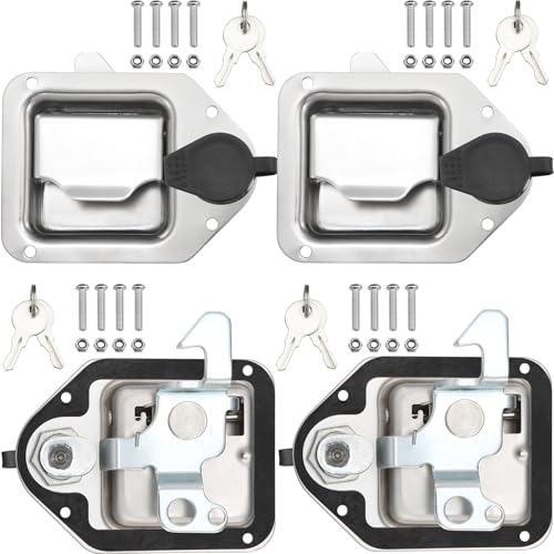 Loclink Ersatz-Set für LKW-Kasten, Paddelriegel, Werkzeugkastenschlösser mit Schlüsseln, LKW-Box, Anhängertür, Wohnmobil, Aufbewahrungsbox, 11,2 cm L x 8,4 cm B Loclink Ersatz-Set für LKW-Kasten, Paddelriegel, Werkzeugkastenschlösser mit Schlüsseln, LKW-Box, Anhängertür, Wohnmobil, Aufbewahrungsbox, 11,2 cm L x 8,4 cm B von Loclink