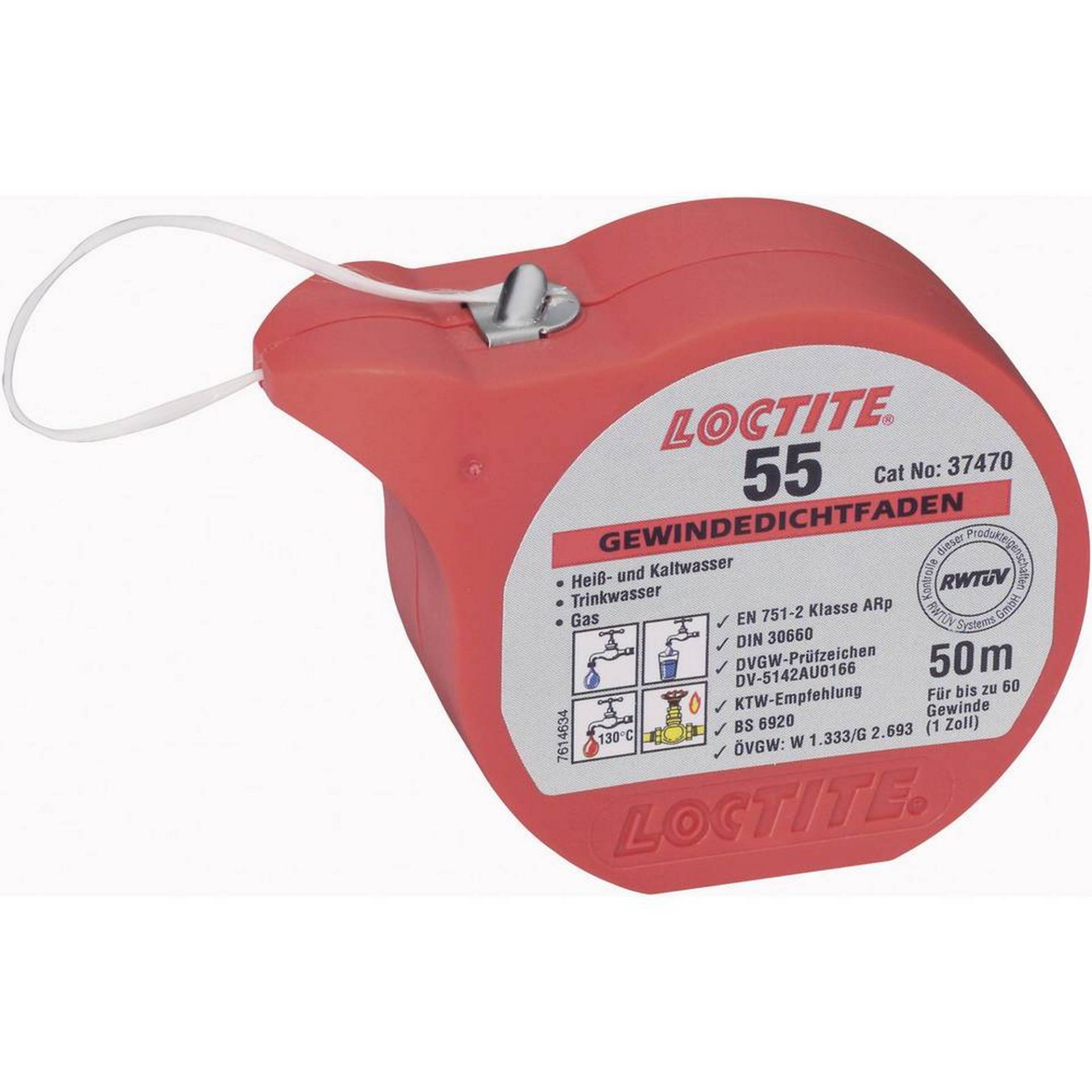 Gewindedichtfaden 'Loctite 55' in Dose 50 m Gewindedichtfaden 'Loctite 55' in Dose 50 m von Loctite