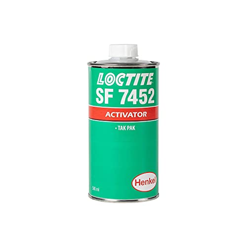LOCTITE SF 7452, Sekundenkleber Aktivator für industrielle Klebstoffe, Beschleuniger für Cyanacrylat-Klebstoffe, fixiert als Aktivator Spray Sekundenkleber, 1x500ml von Loctite