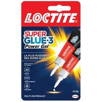 Klebstoff Superglue 3 Power Flex, 2x3g. von Loctite