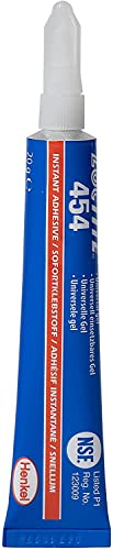 LOCTITE 454, universell einsetzbares Sekundenkleber-Gel, hochfester Kleber für anspruchsvolle Verklebungen, tropffreier Cyanacrylat-Sekundenkleber für viele Materialien, 1x20g LOCTITE 454, universell einsetzbares Sekundenkleber-Gel, hochfester Kleber für anspruchsvolle Verklebungen, tropffreier Cyanacrylat-Sekundenkleber für viele Materialien, 1x20g von Loctite
