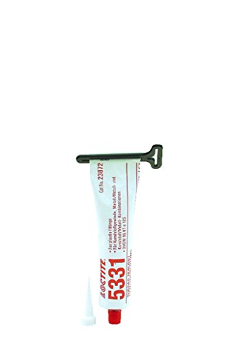 LOCTITE SI 5331, flüssige Gewindedichtung für Rohrleitungen, Silikon für kalt- und warmwasserführende Kunststoffrohre, Dichtung ist vibrationsbeständig, 1x100ml LOCTITE SI 5331, flüssige Gewindedichtung für Rohrleitungen, Silikon für kalt- und warmwasserführende Kunststoffrohre, Dichtung ist vibrationsbeständig, 1x100ml von Loctite
