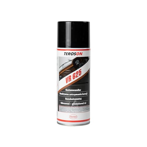 Teroson VR 625, Rostumwandler auf Basis von Kunstharzen, effektiver Rostentferner für verschiedene Rostformen, Rostumwandler Spray mit Grundierung, 1x400ml von Henkel