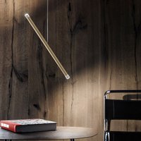 Lodes A-Tube Nano Duo LED Pendelleuchte, 1-flg. champagne matt von Lodes