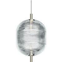 Lodes Jefferson Small LED Pendelleuchte Gold glänzend - Glas: transparent von Lodes