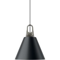 Lodes Jim Cone Pendelleuchte grau / schwarz matt von Lodes