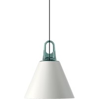 Lodes Jim Cone Pendelleuchte türkis / weiß matt von Lodes