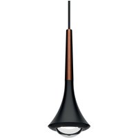 Lodes Rain LED Pendelleuchte, 3-flg., 2700 K schwarz matt - Bronze von Lodes