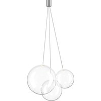 Lodes Random LED Pendelleuchte, 3-flg. 3000 K, Glas klar von Lodes