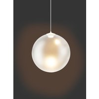 Lodes Random Solo 14 LED Pendelleuchte 2700 K, weiß matt satiniert Lodes Random Solo 14 LED Pendelleuchte 2700 K, weiß matt satiniert von Lodes