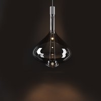 Lodes Sky-Fall LED Large Pendelleuchte 3000 K, Chrom / Rauchglas Lodes Sky-Fall LED Large Pendelleuchte 3000 K, Chrom / Rauchglas von Lodes