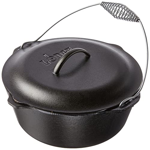 Lodge 7 Quart Cast Iron Dutch Oven Schmortopf aus Gusseisen, Black von Lodge