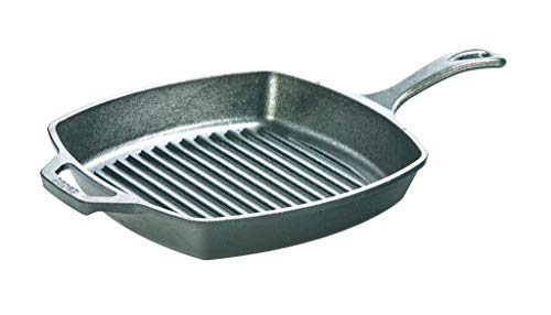 Lodge Grillpfanne aus Gusseisen 26,67 cm / 26,67 cm, gusseisen, Schwarz, 26,7 cm (10,5 Zoll) von Lodge