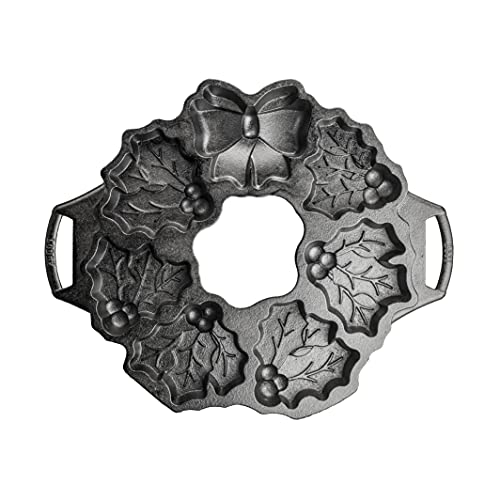 Lodge Gusseisen-Weihnachtskranzpfanne, 37,3 cm von Lodge